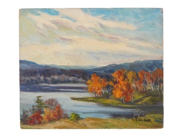 ATTR HERBERT SIDNEY PALMER CANADIAN OIL PAINTING