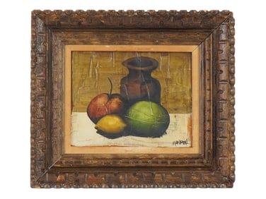 STILL LIFE OIL PAINTING BY ANDRES MONREAL