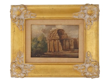 FRANCESCO LAZZARO GUARDI MANNER ANTIQUE OIL PAINTING