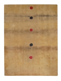 MID CENT INDIAN SCHOOL PAINTING SIGNED S. GAITONDE