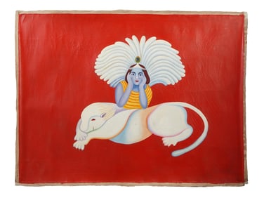 AFTER MANJIT BAWA INDIAN OIL PAINTING WITH COA