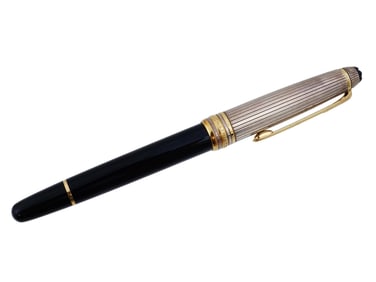 MONTBLANC MEISTERSTUCK STERLING SILVER BALLPOINT PEN