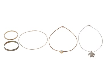 LOT OF STERLING  SILVER JEWELRY BRACELETS NECKLACES
