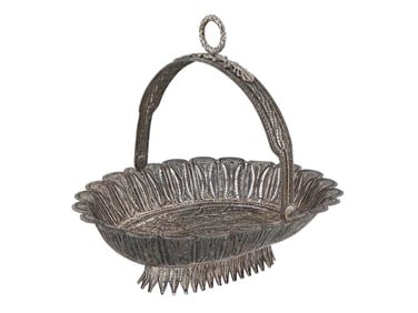 RUSSIAN DECORATIVE 84 SILVER BOWL WITH FILIGREE DESIGN
