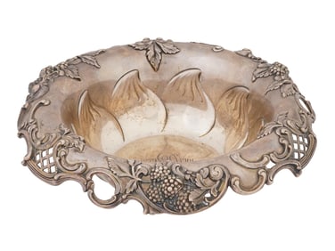 VINTAGE TIFFANY AND CO. OPENWORK STERLING SILVER BOWL