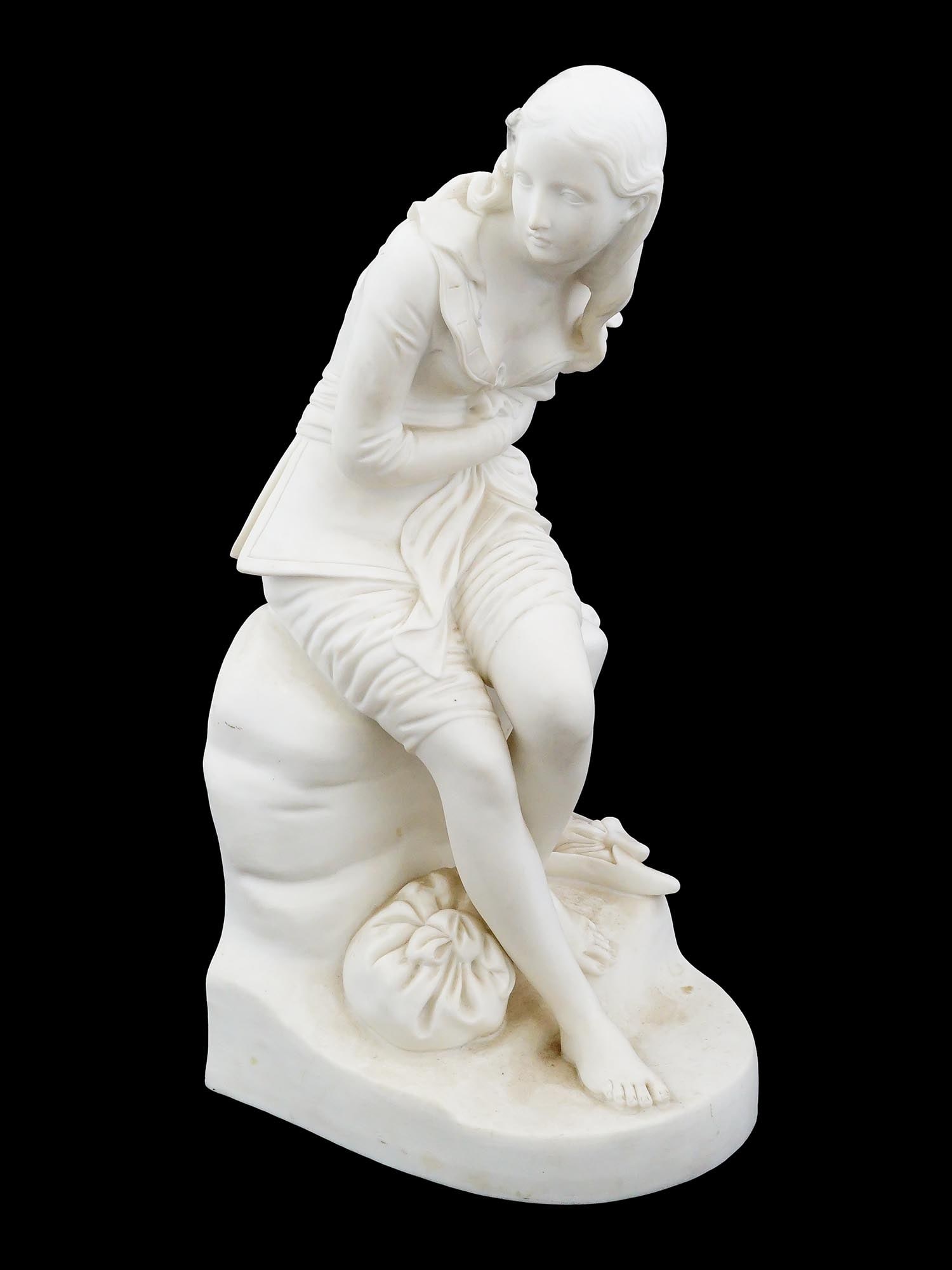JOHN BELL FOR MINTON PARIAN WARE STATUE DOROTHEA (1 of 9)