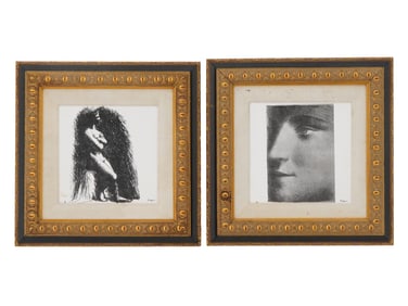 PABLO PICASSO FEMALE PORTRAIT PORCELAIN TILES FRAMED