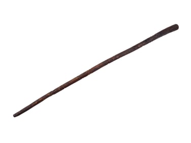 HAND CARVED WOODEN WALKING CANE WITH EAGLE