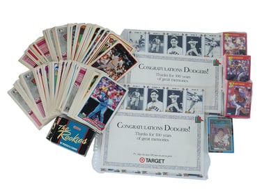 LARGE COLLECTION OF AMERICAN BASEBALL TRADE CARDS