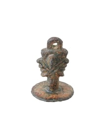 ANCIENT NEAR EAST ASSYRIAN BRONZE PAZUZU PENDANT 600 BC