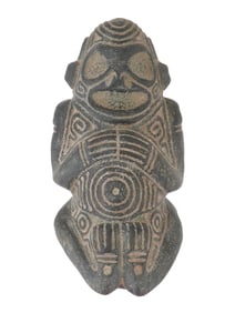 PRE COLUMBIAN TAINO EFFIGY CARVED STONE FIGURINE