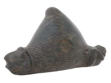 ANCIENT PRE COLUMBIAN CARVED TAINO ZEMI FIGURINE