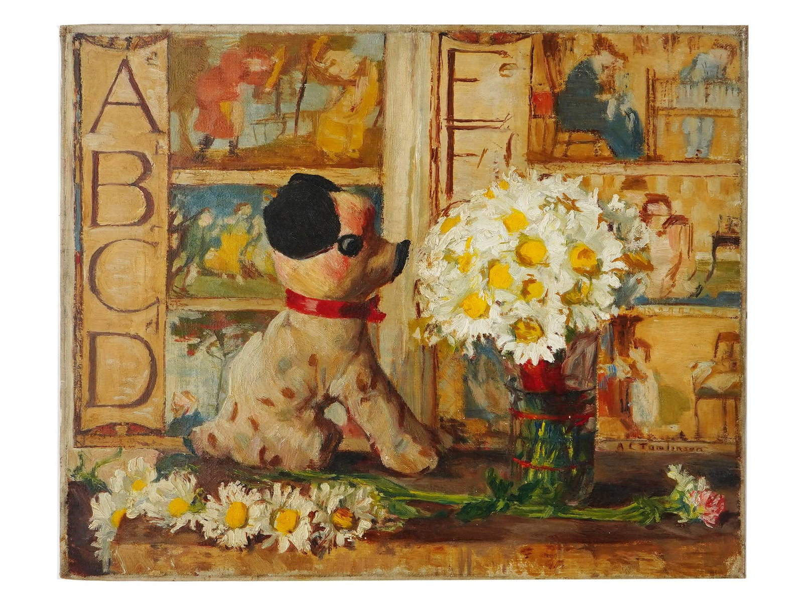 AMERICAN OIL  STILL LIFE PAINTING BY ANNIE TOMLINSON (1 of 5)