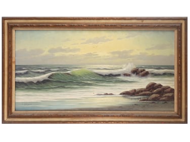 CORNELIUS SCHIPPER DANISH OIL PAINTING ON CANVAS