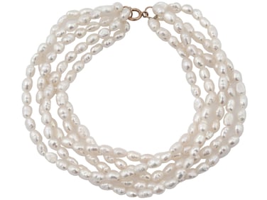 RIVER PEARL JEWELRY BRACELET 14K PINK GOLD CLASP
