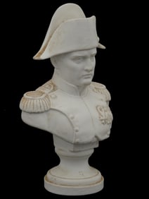 FRENCH BISQUE PORCELAIN PORTRAIT BUST OF NAPOLEON