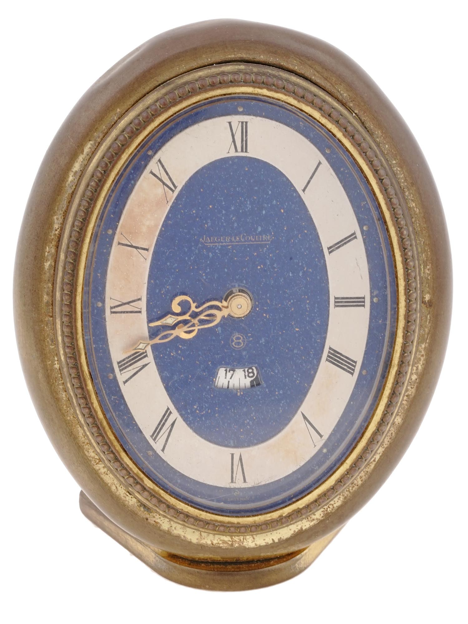 MIDCENT JAEGER LECOULTRE 8 DAY TRAVEL ALARM CLOCK (1 of 9)