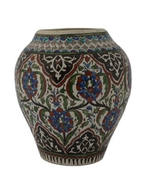 ANTIQUE LATE OTTOMAN TURKISH KUTAHYA VASE, C.1900