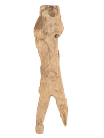 ANCIENT EGYPTIAN 18TH DYNASTY CARVED WOODEN PLANK