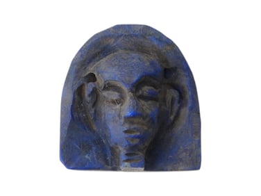 ANCIENT EGYPTIAN CARVED LAPIS LAZULI RULER PENDANT