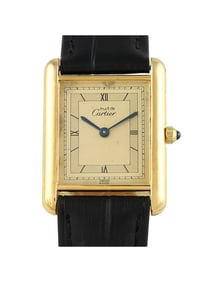 Cartier Must de Cartier Tank Vermeil Quartz Watch