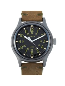 Timex MK1 40 mm Stainless Steel Gunmetal Olive Watch