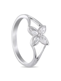TIFFANY & CO VICTORIA PLATINUM 0.29CT DIAMOND MARQUISE RING