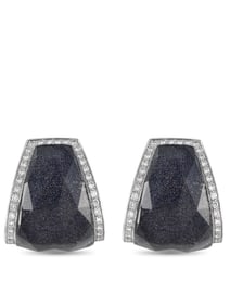 STEPHEN WEBSTER CRYSTAL HAZE 18K GOLD DIAMOND EARRINGS