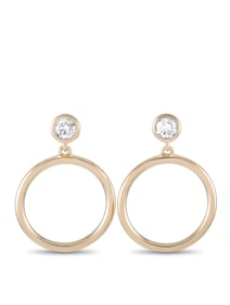 14K Gold 0.31 ct Diamond Earrings
