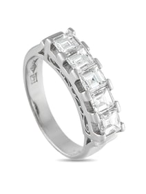 Platinum 1.29ct Diamond Five-Stone Ring