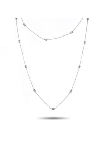 14K Gold 0.82ct Diamond Necklace