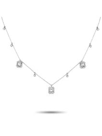 14K Gold 0.70ct Diamond Necklace