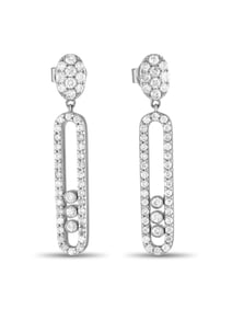 14K Gold 1.00ct Diamond Earrings