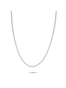 14K Gold 7.25ct Lab-Grown Diamond Tennis Necklace