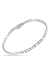 14K Gold 4.95ct Lab-Grown Diamond Tennis Bracelet