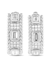 18K Gold 2.25ct Diamond Earrings