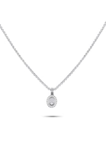 Chopard Happy Diamond 18K Gold 0.20ct Diamond Necklace