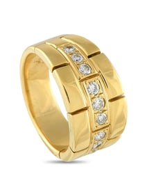 Cartier Maillon 18K Gold 0.30ct Diamond Ring