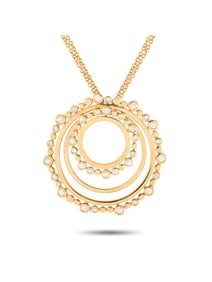 Bucherer 18K Gold 0.69ct Diamond Circle Necklace