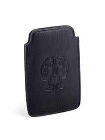 Stephen Webster Black Calfskin Leather iPhone Case