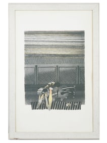 YURI DYSHLENKO RUSSIAN UNOFFICIAL ARTIST SILKSCREEN