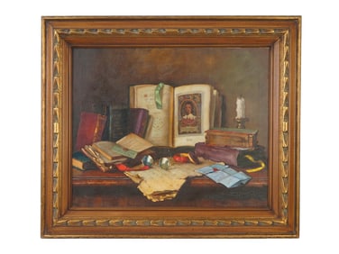 JANOS CZENE APATFALVI HUNGARIAN STILL LIFE PAINTING