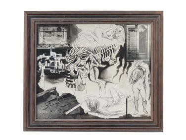 JOSEPH CORNELL AMERICAN COLLAGE PAINTING PAPER DOLL