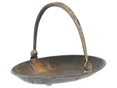 SOVIET SILVER CANDY BOWL BY ARTEL MOSCOW JEWELER