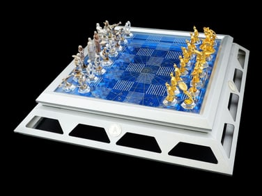STAR TREK 25TH ANNIVERSARY COMMEMORATIVE CHESS SET