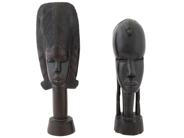 AFRICAN TANZANIA EBONY SCULPTURES F MAKONDE PEOPLE