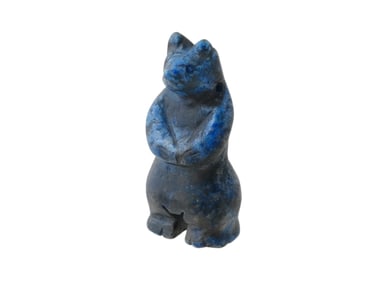 ANCIENT EGYPTIAN PTOLEMAIC STONE BEAR AMULET PENDANT