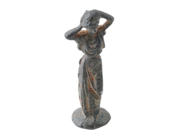 ANCIENT ROMAN BRONZE GODDESS FIGURE 100 TO 200 AD