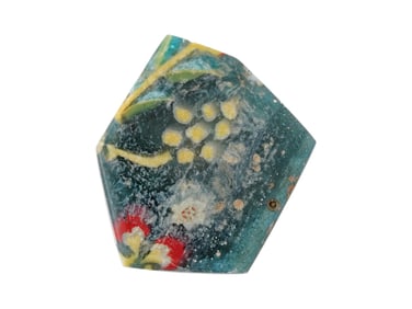 ANCIENT PHOENICIAN MULTI COLOR MOSAIC GLASS FRAGMENT