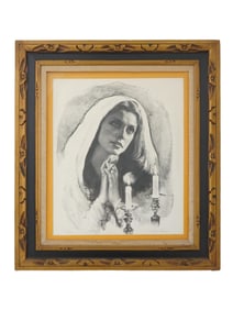 SANDU LIBERMAN LIMITED EDITION PORTRAIT LITHOGRAPH